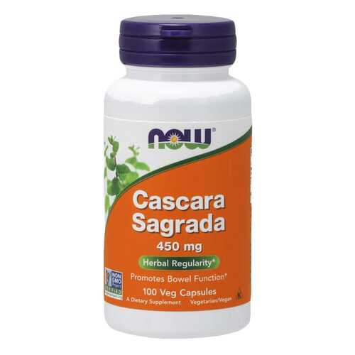 Для пищеварения NOW Cascara Sagrada 450 мг 100 капсул в Вита Экспресс