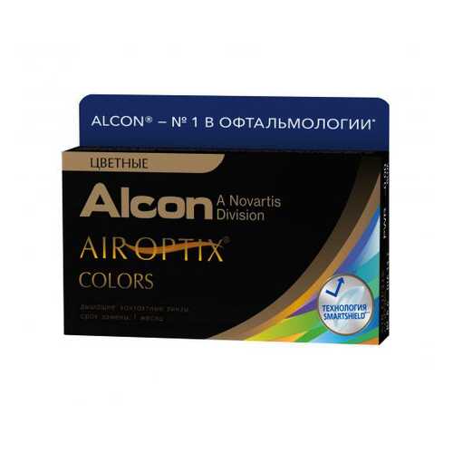 Контактные линзы Air Optix Alcon Colors 2 линзы R 8,6 D -0.00 brown в Вита Экспресс