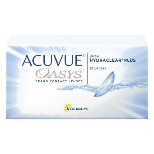 Контактные линзы Acuvue Oasys with Hydraclear Plus 12 линз R 8,4 -1,50 в Вита Экспресс