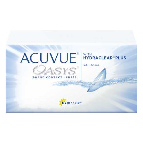 Контактные линзы Acuvue Oasys with Hydraclear Plus 24 линзы R 8,4 -4,00 в Вита Экспресс