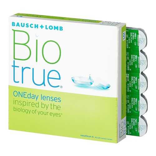 Контактные линзы Biotrue ONEday 90 линз +3,50 в Вита Экспресс