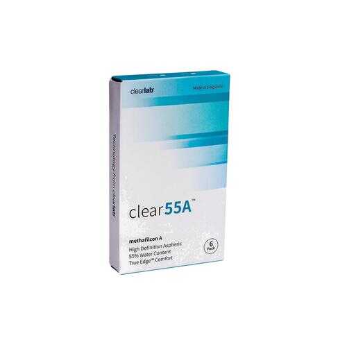 Контактные линзы ClearLab Clear 55 A 6 линз R 8.7 -01,75 в Вита Экспресс