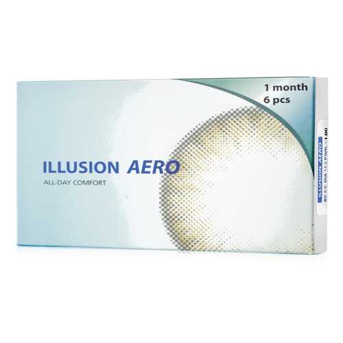 Контактные линзы ILLUSION Aero 6 линз R 8.6 -0.5D в Вита Экспресс