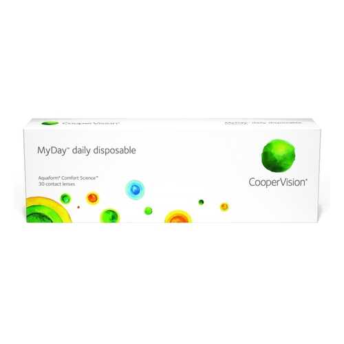 Контактные линзы MyDay Daily disposable 30 линз R 8,4 -3,50 в Вита Экспресс