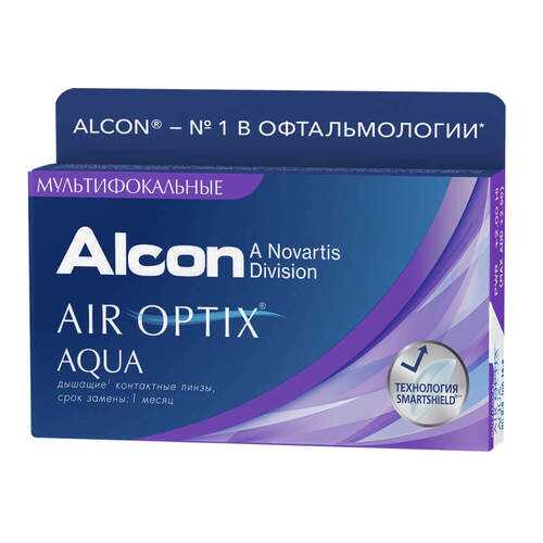 Контактные линзы Air Optix Aqua Multifocal 3 линзы high -2,75 в Вита Экспресс