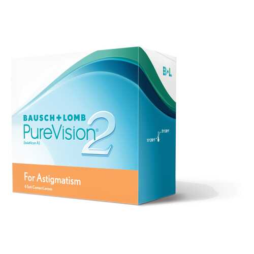 Контактные линзы PureVision 2 for Astigmatism 3 линзы -3,00/-1,25/180 в Вита Экспресс