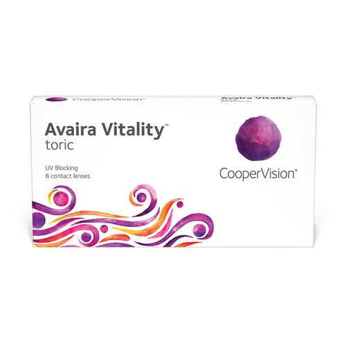 Линзы контактные CooperVision Avaira Vitality toric 6 шт. -3,25/1,75/180 в Вита Экспресс