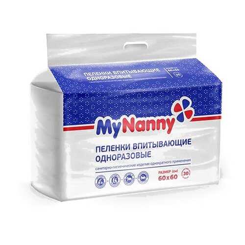 Пеленки впитывающие Medmil MyNanny 30 шт. 60x60 см в Вита Экспресс