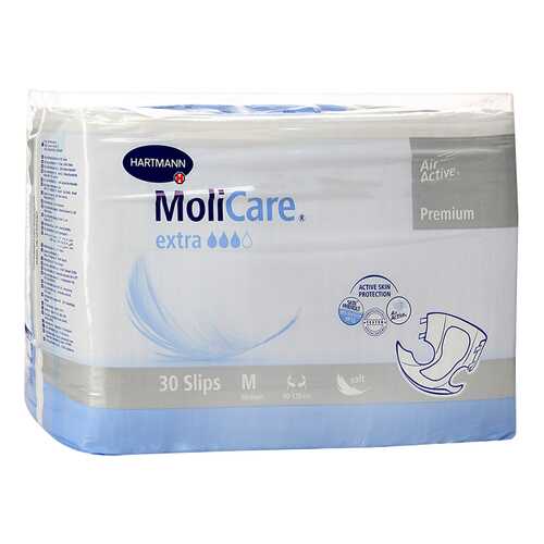 Подгузники для взрослых, M, 30 шт. MoliCare Premium Extra в Вита Экспресс