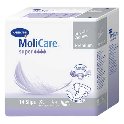 Подгузники для взрослых, XL, 14 шт. MoliCare Premium Super в Вита Экспресс