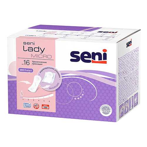 Прокладки урологические SENI LADY Micro 16 шт. в Вита Экспресс