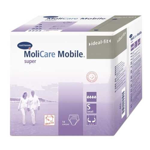 Впитывающие трусы MoliCare Mobile super при недержании размер S 14 шт. в Вита Экспресс