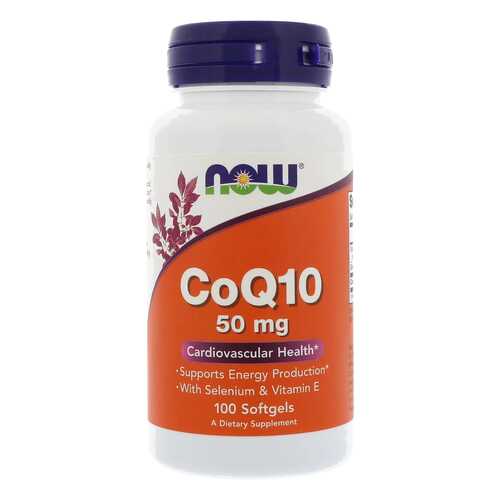 Коэнзим, витамин E NOW CoQ10 + Vit E 100 капс. в Вита Экспресс