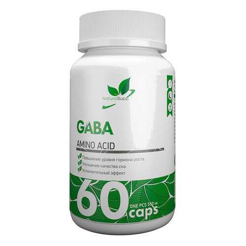 Добавка для нервной системы NaturalSupp Gaba капсулы 60 шт. в Вита Экспресс