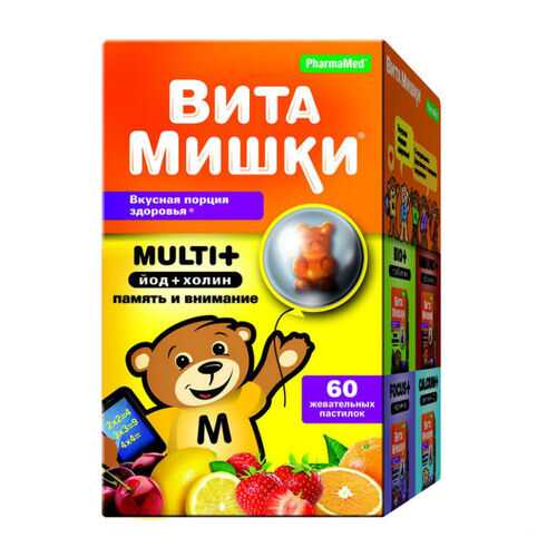 ВитаМишки Мульти+ пастилки жевательные №60 в Вита Экспресс