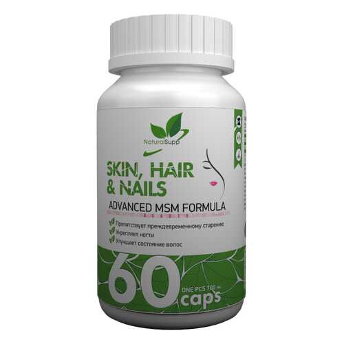 Для волос, кожи, ногтей NATURALSUPP Skin, Hair, Nails капсулы 60 шт. в Вита Экспресс