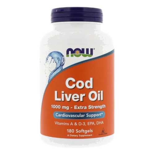 Omega 3 NOW Cod Liver Oil 180 капс. в Вита Экспресс