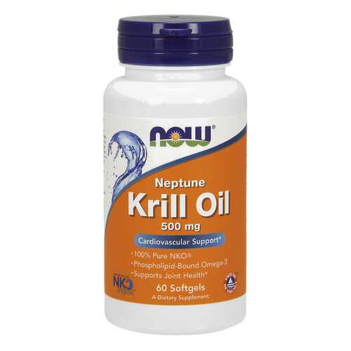 Omega 3 NOW Krill Oil Neptune 60 капс. в Вита Экспресс